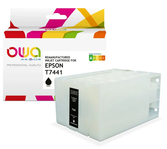 EPSON T7441 - Cartouche compatible - Noir - Jet d’encre remanufacturé OWA