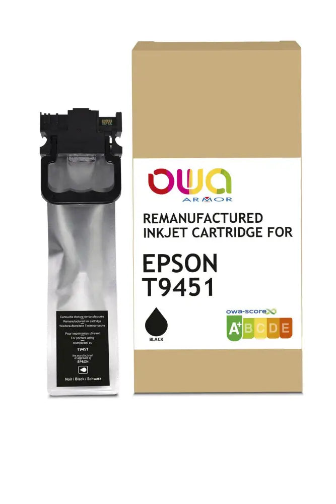 EPSON T9451 - Cartouche compatible - Noir - Jet d’encre remanufacturé OWA