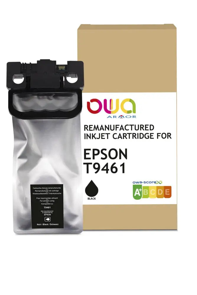 EPSON T9461 - Cartouche compatible - Noir - Jet d’encre remanufacturé OWA