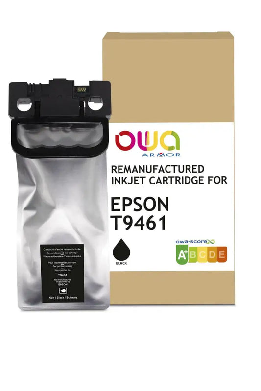 EPSON T9461 - Cartouche compatible - Noir - Jet d’encre remanufacturé OWA