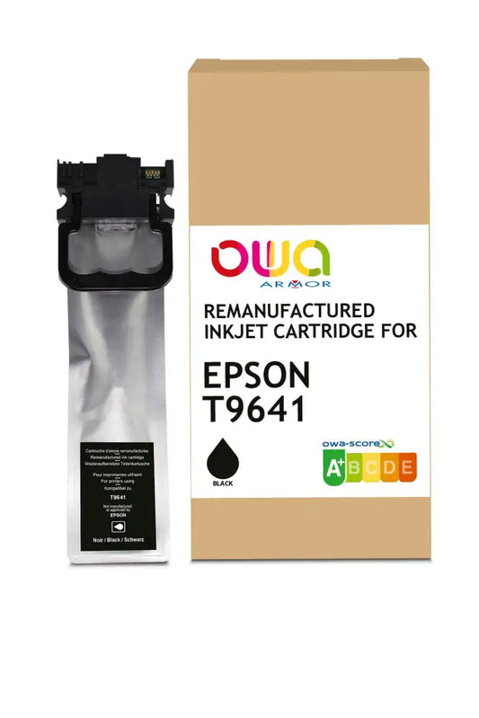 EPSON T964 - Cartouche compatible - Noir - Jet d’encre remanufacturé OWA