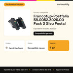 Francotyp-Postfalia 58.0052.3026.00 Encreur Pack 2 Bleu Postal compatible : caractéristiques