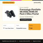 Francotyp-Postfalia 58.0052.3036.00 Encreur Pack 2 Bleu Postal compatible : caractéristiques