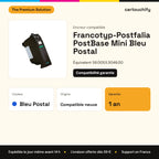 Francotyp-Postfalia PostBase Mini Encreur Bleu Postal compatible équivalent à 58.0053.3046.00 -Bleu Postal : caractéristiques