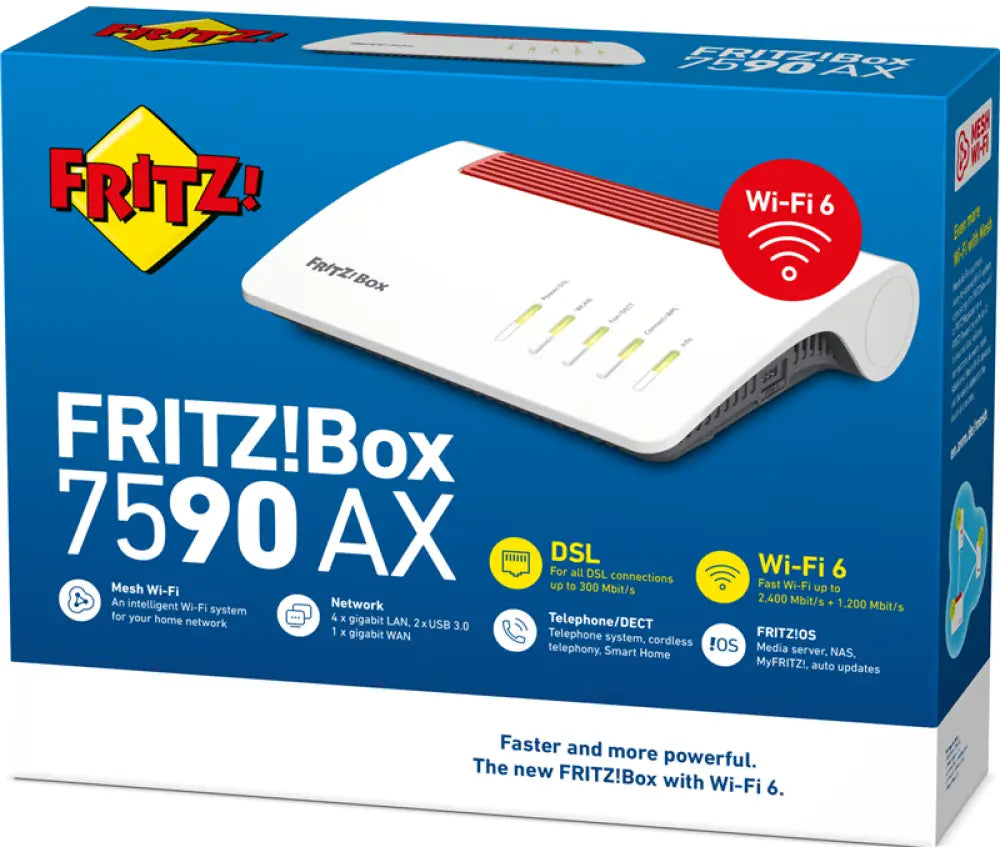 Fritz! GmbH Box 7590 AX - Routeur Wi-Fi (20002999) - Routeurs WI-Fi