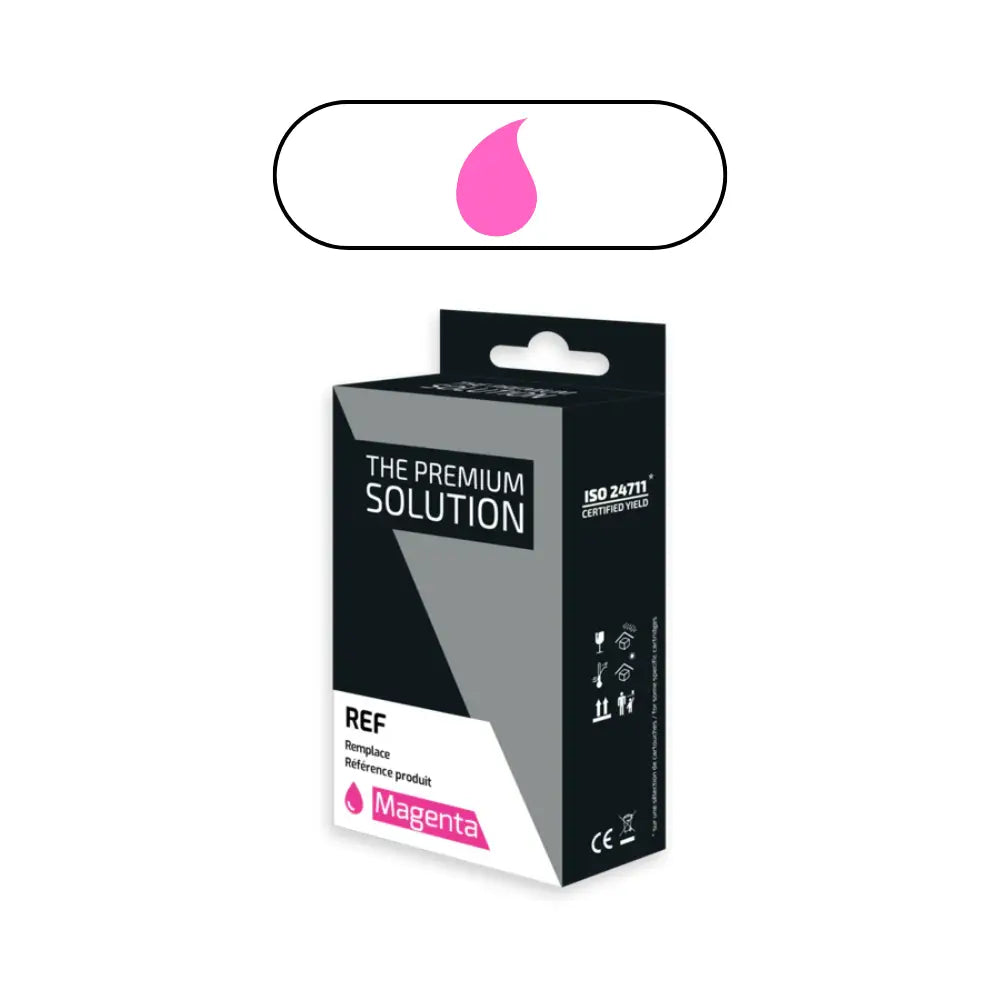 Cartouche Brother LC12E Magenta compatible - Jet d’encre The Premium Solution