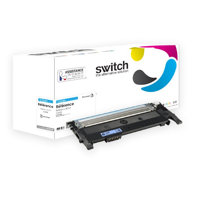HP 117A W2071A, Toner Cyan compatible · Switch