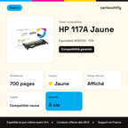 HP 117A Toner Jaune compatible équivalent à W2072A · Switch : caractéristiques