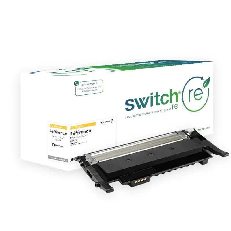 HP 117A Toner Jaune remanufacturé équivalent à W2072A · Switch RE