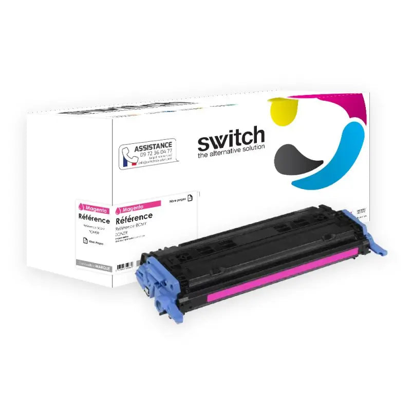 HP 124A Toner Magenta remanufacturé équivalent à Q6003A 107 · Switch