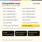 Imprimantes compatibles avec HP 125A, 128A Toner Cyan compatible équivalent à CB541A, CE321A, 316 · Switch
