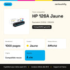 HP 126A Toner Jaune compatible équivalent à CE312A, CRG329 · Switch : caractéristiques