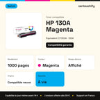 HP 130A Toner Magenta compatible équivalent à CF353A · Switch : caractéristiques