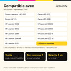 Imprimantes compatibles avec HP 15X Toner Noir compatible équivalent à C7115X, Q2613X, Q2624X · Switch