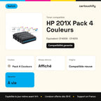HP 201X Toner Pack 4 Couleurs compatible équivalent à CF400X, CF401X, CF402X · Switch : caractéristiques