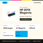 HP 201X Toner Magenta compatible équivalent à CF403X · Switch : caractéristiques