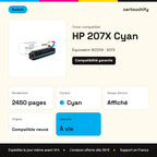 HP 207X Toner Cyan compatible équivalent à W2211X · Switch : caractéristiques