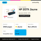 HP 207X Toner Jaune compatible puce OEM équivalent à W2212X · Switch : caractéristiques
