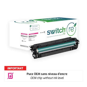 HP 212A Toner Magenta remanufacturé puce OEM équivalent à W2123A · Switch RE