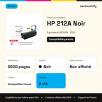 HP 212A Toner Noir compatible puce OEM équivalent à W2120A · Switch : caractéristiques