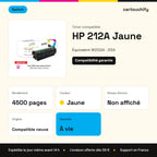 HP 212A Toner Jaune compatible puce OEM équivalent à W2122A · Switch : caractéristiques