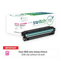 HP 212X Toner Magenta remanufacturé puce OEM équivalent à W2123X · Switch RE
