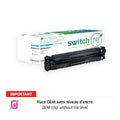 HP 216A Toner Cyan remanufacturé puce OEM équivalent à W2411A · Switch RE