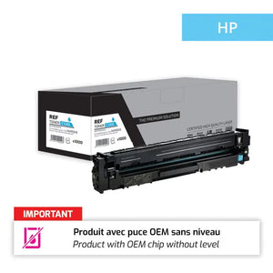 HP 216A Toner Cyan remanufacturé puce OEM équivalent à W2411A