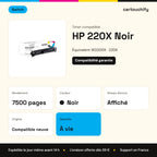 HP 220X Toner Noir compatible équivalent à W2200X · Switch : caractéristiques