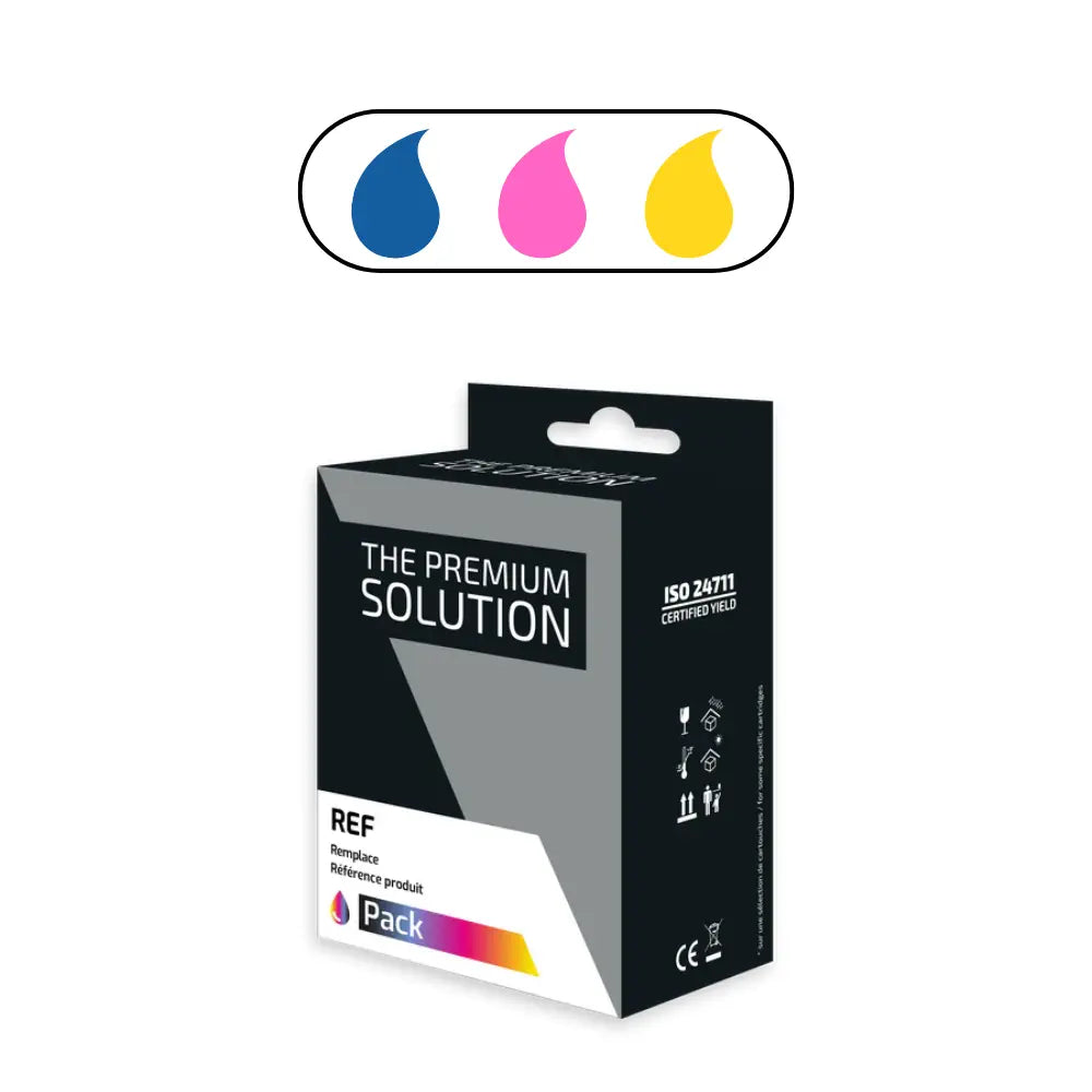 Cartouche Canon BCI11CL Tricolor Pack de 3 compatible - Jet d’encre The Premium Solution