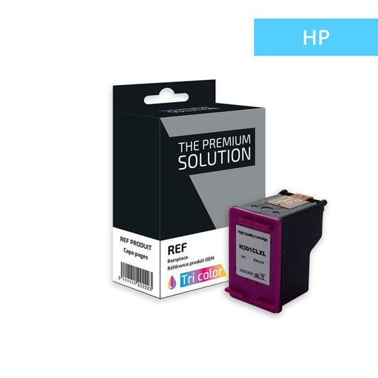 The Premium Solution hp 301XL CH564EE 3 Couleurs 1CMY