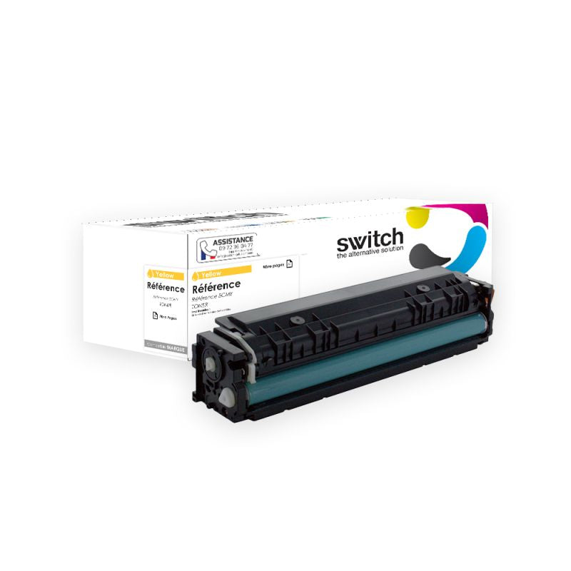 HP 305A CE412A, Toner Jaune compatible · Switch