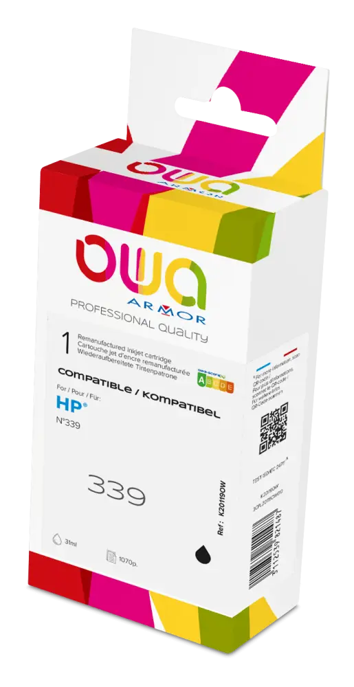 HP 339 - Cartouche compatible - Noir - Jet d’encre remanufacturé OWA