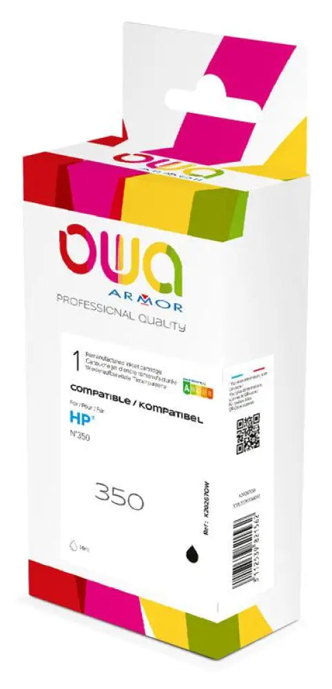HP 350 - Cartouche compatible - Noir - Jet d’encre remanufacturé OWA