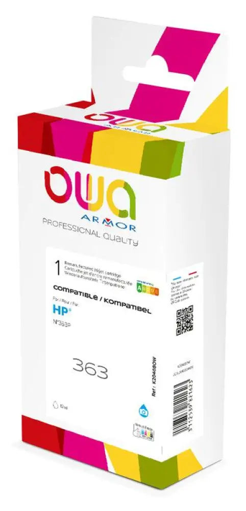 HP 363 - Cartouche compatible - Cyan Clair - Jet d’encre remanufacturé OWA