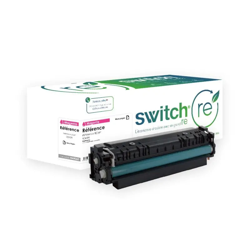 HP 410X Toner Magenta remanufacturé équivalent à CF413X · Switch RE