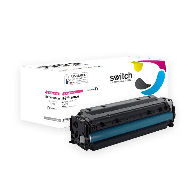 HP 415X Toner Magenta compatible équivalent à W2033X · Switch
