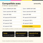 Imprimantes compatibles avec HP 49X Toner Noir compatible équivalent à Q5949X, Q7553X, 315 · Switch