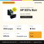HP 937e Cartouche Noir compatible équivalent à 4S6W9NE : caractéristiques