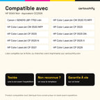 Imprimantes compatibles avec HP 504X Toner Noir compatible équivalent à CE250X, 2645B002, 723H · Switch