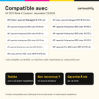 Imprimantes compatibles avec HP 507X Toner Pack 4 Couleurs compatible équivalent à CE400X, CE401A, CE402A · Switch