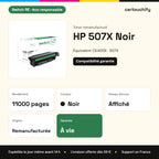 HP 507X Toner Noir remanufacturé équivalent à CE400X · Switch RE : caractéristiques