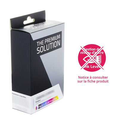 The Premium Solution hp 56 / 57 / 58 C6656AE/C6657AE Pack 4 CouleursS 2B-1CMY