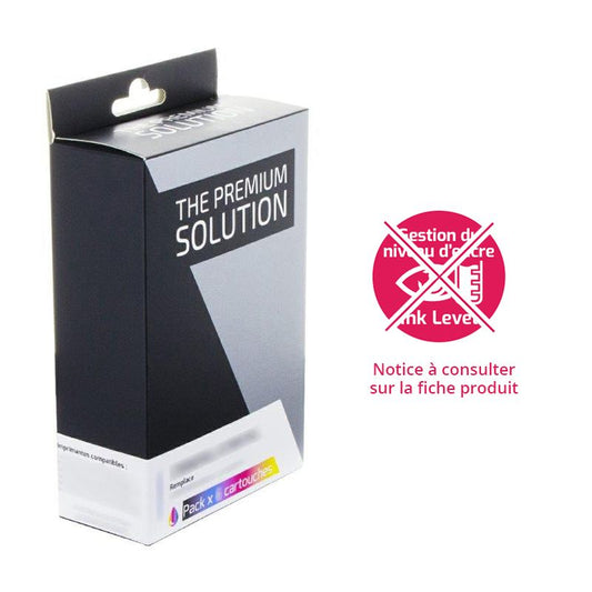 The Premium Solution hp 56 / 57 / 58 C6656AE/C6657AE Pack 4 CouleursS 2B-1CMY