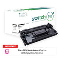 HP 59A Toner Noir remanufacturé puce OEM équivalent à CF259A · Switch RE