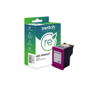 HP 62XL Cartouche Tricolore remanufacturé équivalent à C2P07AE · Switch RE