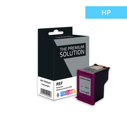 The Premium Solution hp 62 C2P07AE 3 Couleurs 1CMY