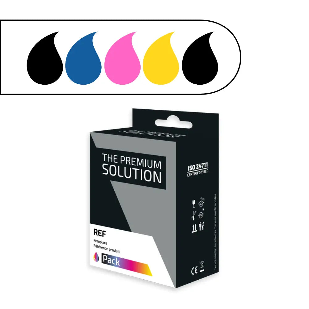 hp H62 Pack 2 Noirs — Cartouche compatible