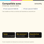 Imprimantes compatibles avec HP 642A Toner Cyan compatible équivalent à CB401A · Switch
