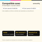 Imprimantes compatibles avec HP 642A Toner Magenta compatible équivalent à CB403A · Switch